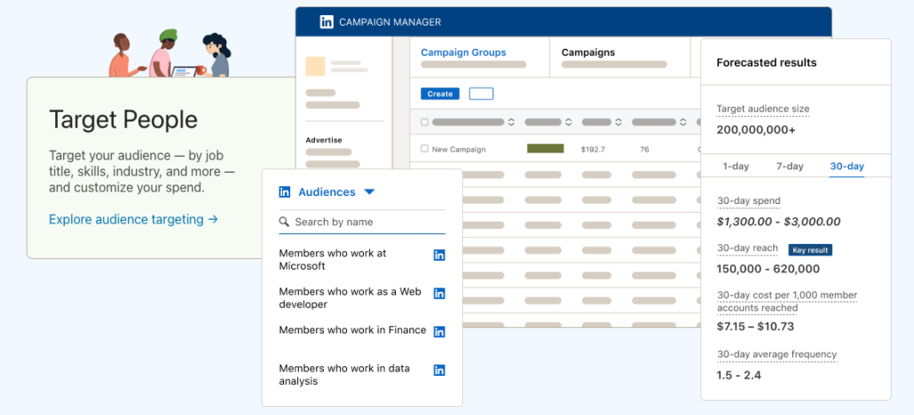 LinkedIn Advertising: Audience and Budget Strategies - Mass Reach