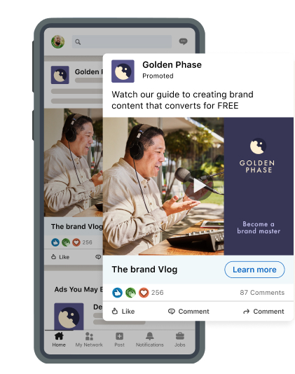 LinkedIn Single Image Sponsored Ad - Mass Reach