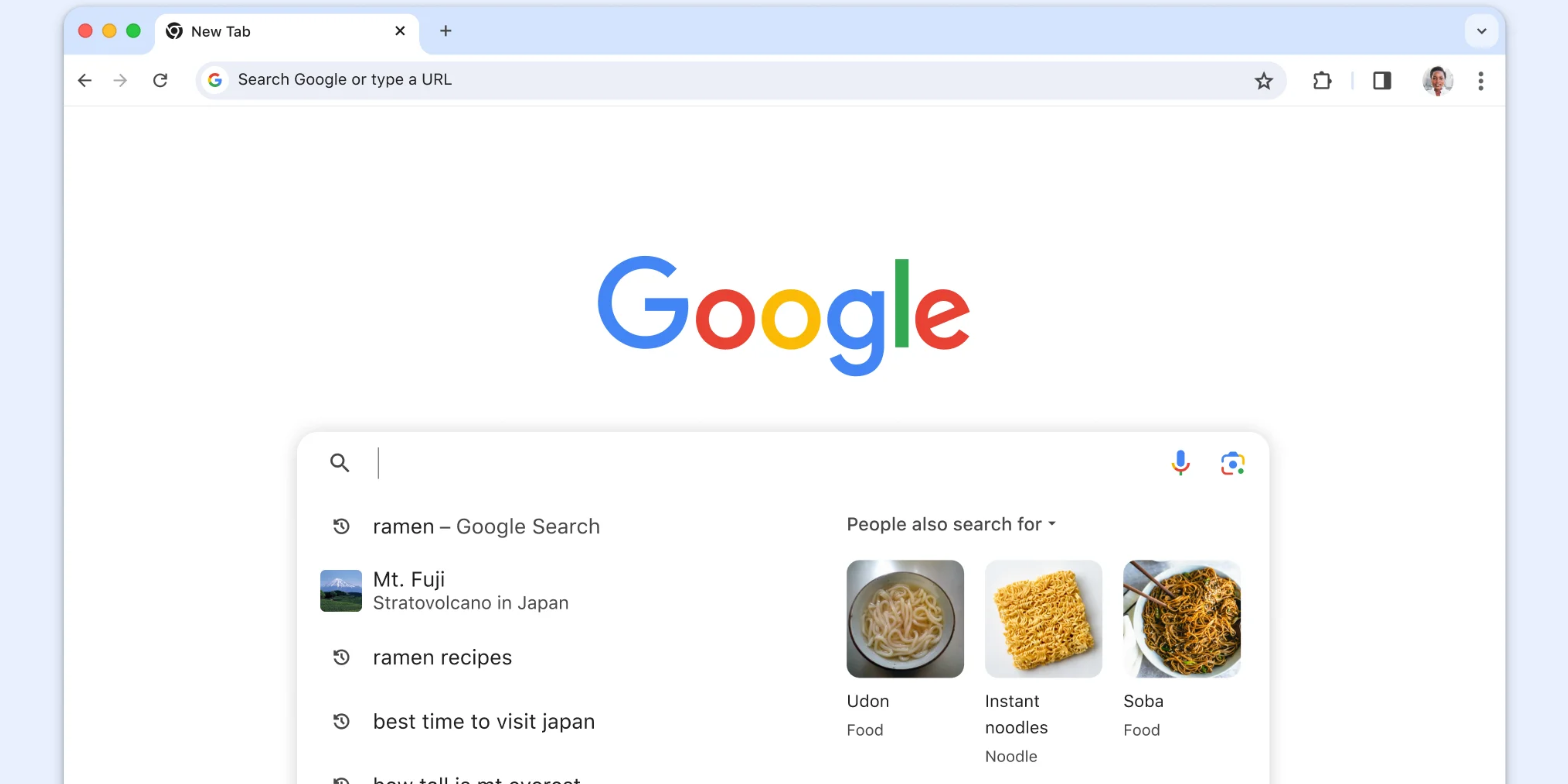 Search and get related suggestions
