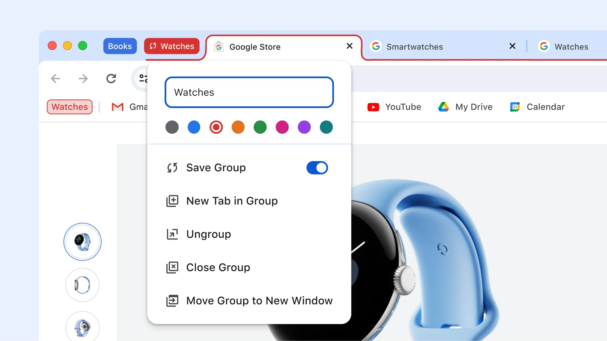 Save your tab groups for later