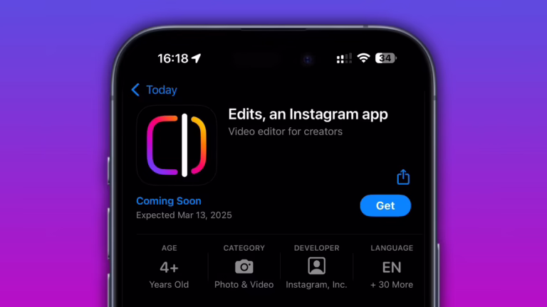 Edits, An Instagram App, App Store - Mass Reach