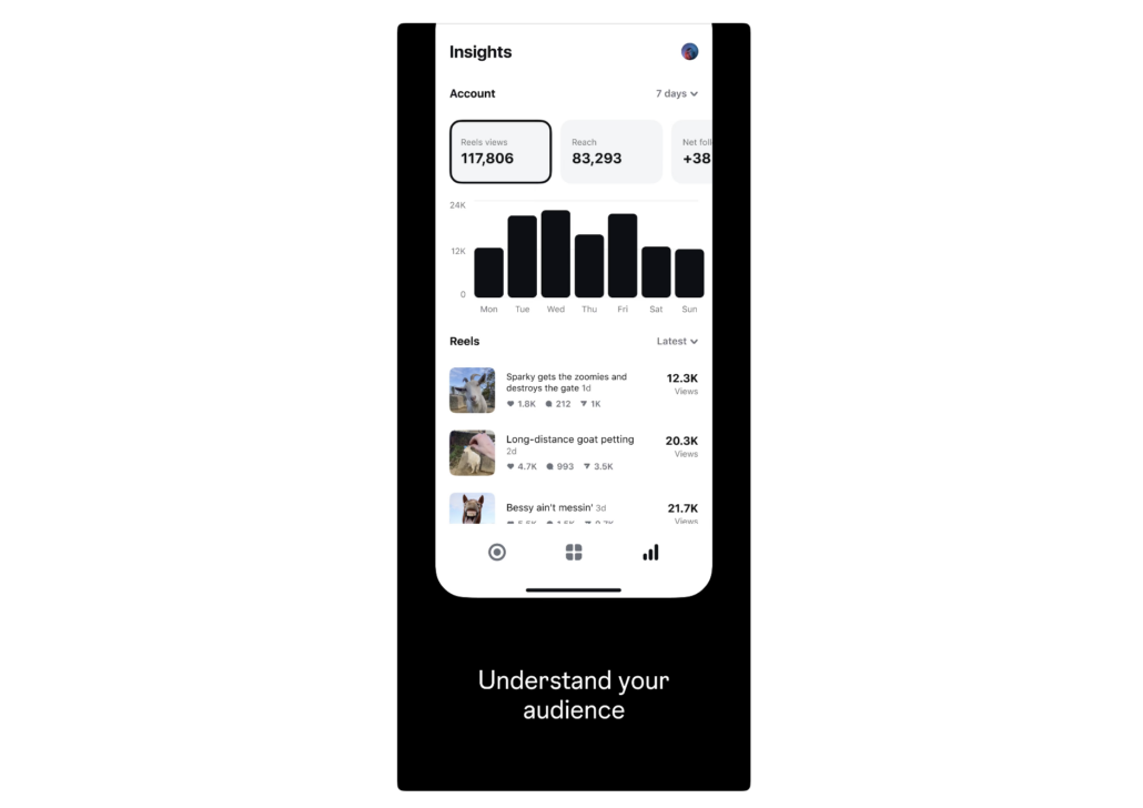 Performance Insights & Analytics in Edits, Instagram App - Mass Reach